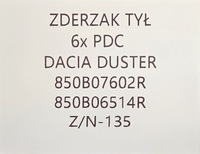 фото thumb №10, Новый оригинальный бампер задняя dacia duster iii 3 2024- , 6x pdc