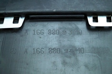 фото thumb №12, Накладка диффузор спойлер бампера зад mercedes ml w166