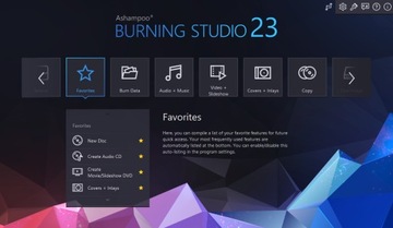 Запись дисков Studio 23 Ashampoo