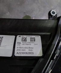 фото thumb №11, Лампа mercedes s-klasa w223 digital light blue перед правая lub левая