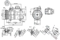 фото thumb №12, Компрессор кондиционера подходит для: bmw 3 e36 , 5 e34 , 7 e32 , 8 e31 ,