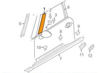 фото thumb №10, Новый mini clubman r55 a защита наружная стойка lewego 7272583 oem