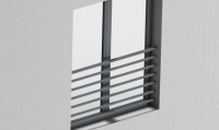 Французская балюстрада, наружная ограда Portfenetr 40x40 мм SB-13/5, 120 см