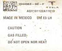 Амортизатор лівий перед tesla model 3 1044363-00-f в Україні, фото thumb