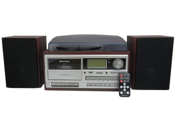 Проигрыватель проигрывателей ROADSTAR HIF-8892D CD DAB+ FM BT Wood