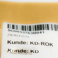 фото thumb №5, Vag formowanie do vw golf vii 5g1 2012 оригінальний 5g0853763b041