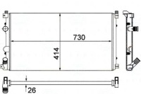 Радіатор renault master 03- behr hella Ціна, фото thumb