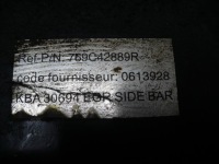 Трубопровід труби перед поріг пороги правий лівий duster i комплект кріплення Недорого, фото thumb