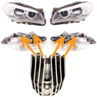 Модуль led drl йожик  кольца лампа ксенон bmw f07 f10 f11 f18 63127262731 7262731 Доставка, фото thumb