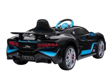 АККУМУЛЯТОРНЫЙ АВТОМОБИЛЬ КОЖАНЫЙ BUGATTI DIVO WHEELS EVA АВТОМОБИЛЬ-КАБРИОЛЕТ ДЛЯ ДЕТЕЙ
