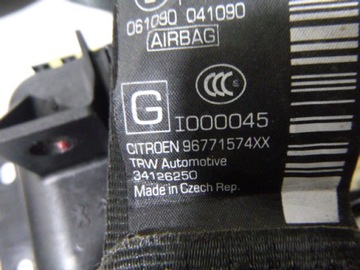 фото thumb №9, Комплект подушка подушка безопасности ремни citroen ds3