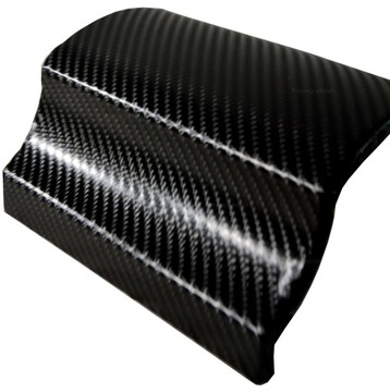 4D CARBON Foil Черный карбоновый шпон Черные стойки кокпита 3M x 0,5M RAKLA