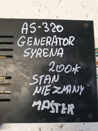 фото thumb №2, Генератор сирена as-320 швидка допомога renault master ii