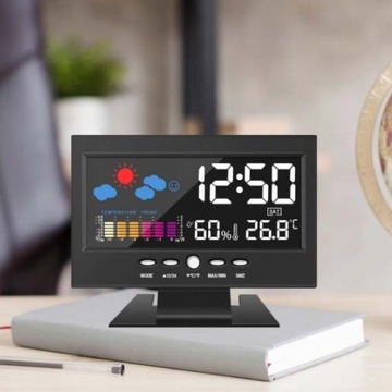 Метеостанция Часы Календарь Будильник Гигрометр