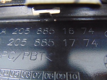 фото thumb №13, Планка спойлер mercedes w205 c63 amg a2058851674