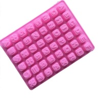 Силиконовая форма Алфавитные блоки, буквы, цифры, знаки A02089
