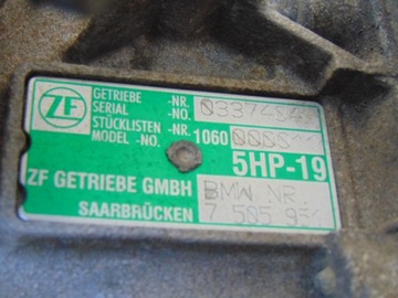 фото thumb №8, Bmw e46 e39 e38 автоматическая коробка передач коробки передач автомат 5hp-19 5hp19 7505951