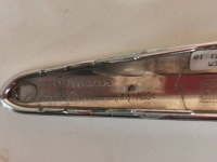 Хром решётки бампера передний mazda 3 рестайлинг  правый  1 левое  400. Недорого, фото thumb