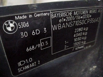 фото thumb №8, Bmw e60 e61 дорестайлинг зеркало внешние правые schwarz 2 3-контакты европа