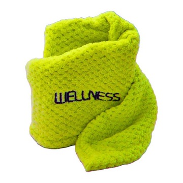 ZIELONY MIĘKKI TURBAN DO WŁOSÓW ZIELONY BARDZO CHŁONNY