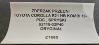 фото thumb №9, Бампер передній toyota corolla e21 hb kombi lift pdc омивачі 52119-02p40