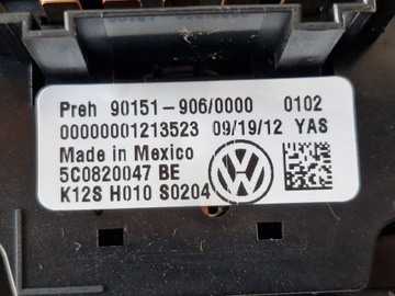 фото thumb №14, Панель кондиционера воздуховод vw jetta vi 5c6 2.0 fsi