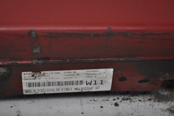 фото thumb №8, Bmw 3 f30 a75 sport line накладка порогова права