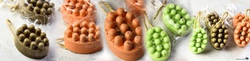 ГЛИЦЕРИНОВОЕ МЫЛО РУЧНОЙ РАБОТЫ массаж + пилинг КРАСИВЫЙ АРОМАТ 150г
