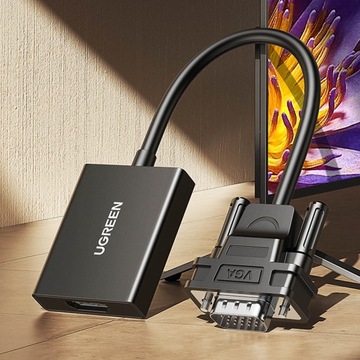 КАБЕЛЬ ПЕРЕХОДНИК UGREEN VGA/HDMI 0,15 м