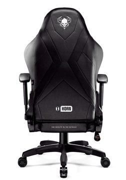 FOTEL DIABLO X-ONE HORN (XL) CZARNO-CZARNY