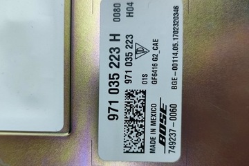 фото thumb №11, Набір аудіо porsche panamera 971 sound 971.035.453.d 2018 23498486