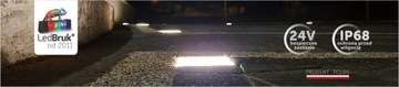 10x светодиодная брусчатка LedBruk 24V Гранит RGBW BZ