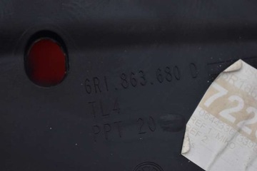 фото thumb №11, Туннель средний подлокотник 6r0863241s vw polo 5 v 6r 09-15