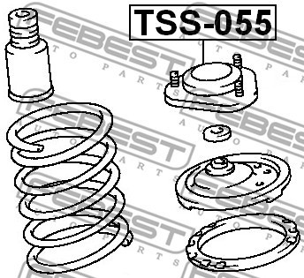 фото thumb №2, Подушка амортизатора перед toyota estima previa