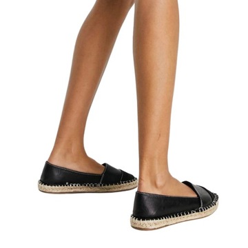 ASOS nowe czarne espadryle damskie 40 26 cm