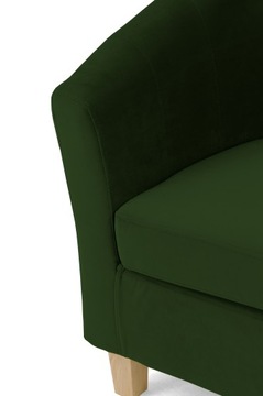 Удобное велюровое кресло Tiffany Club Bucket