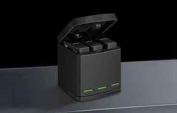 ТРЕХКАНАЛЬНОЕ ЗАРЯДНОЕ УСТРОЙСТВО GOPRO HERO 8 + 2 АККУМУЛЯТОРА