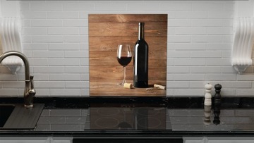 Защитная панель для кухни WINE 60х65см стекло