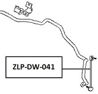 фото thumb №2, Nty zlp-dw-041 тяга / кронштейн, стабілізатор