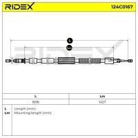 Трос гальма ручного до peugeot 306 хетчбек 30 Ціна, фото thumb