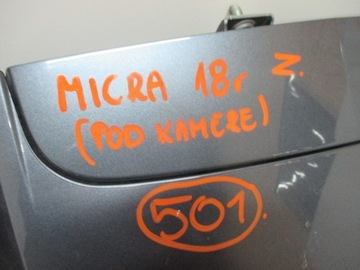 фото thumb №5, Крышка задняя nissan micra k14 18r pod камера