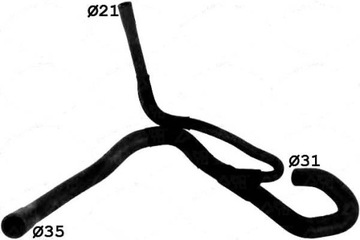 фото thumb №2, Sas3406145 шланг радіатор ford c-max focus 2,0t