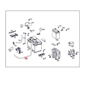 фото thumb №4, Кабель клема шланг mercedes vito 447 a4475400030