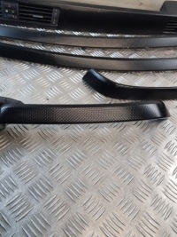 Накладки декори декоративні дверей консолі комплект карбон чорний alu bmw e90 в Україні, фото thumb