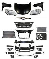 фото thumb №1, Skoda fabia 2 ii 5j 2007-2010 kompletny перед pas