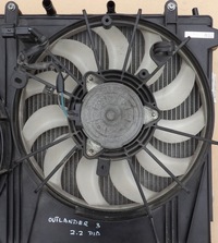 фото thumb №7, Mitsubishi outlander 3 iii 2.2 di-d 2014 радиатор вентиляторы