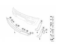 Спойлер правий молдинг bmw mini r50 r53 оригінальний 51117130312 Недорого, фото thumb