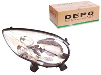 фото thumb №1, Фара h4 цвет вкладыш: чёрный citroen c1 06.