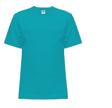 T-SHIRT DZIECIĘCY koszulka JHK TSRK-150 turkus 12-14 TU 152