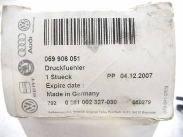 фото thumb №6, Датчик тиску вихлопних газів audi a8 d2 оригінальний номер 59906051